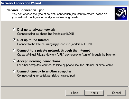 Network Connection Type