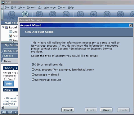 Netscape 6, Step 6