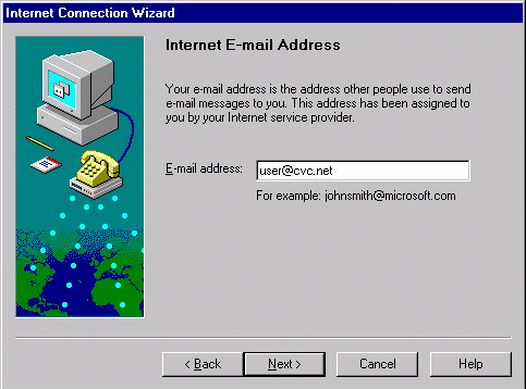 Internet Connection Internet E-mail Address