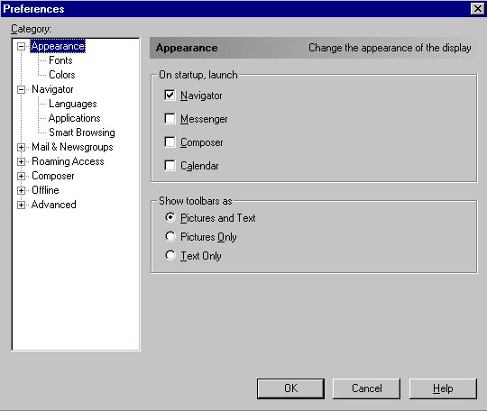 Macintosh Setup Using Netscape