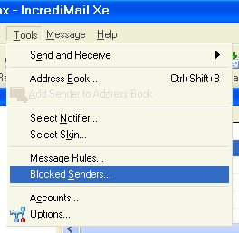Blocked Senders List