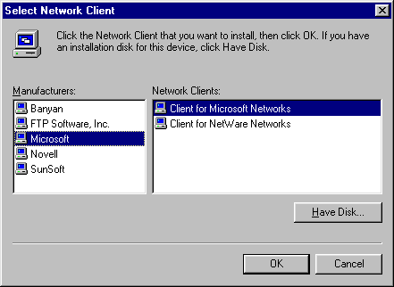 Select Network Client