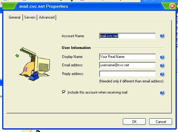 Mail Account Properties