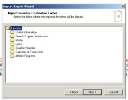 How to Import Favorites to CVC Internet using Internet Explorer