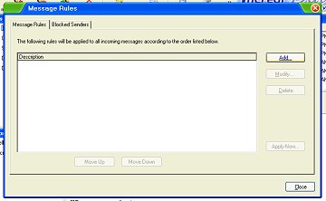 Description of Message Rules