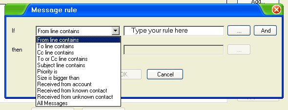 Creating Message Rules