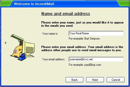 Name and Email Address