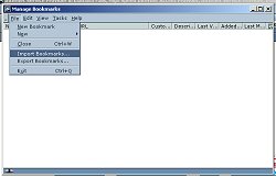 How to Import Favorites to CVC Internet using Netscape