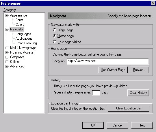 Macintosh Setup Using Netscape