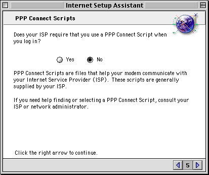 Macintosh OS 9 Setup for CVC Internet, Step 7