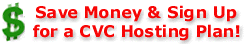 Save Money with CVC Internet's Web Hosting
